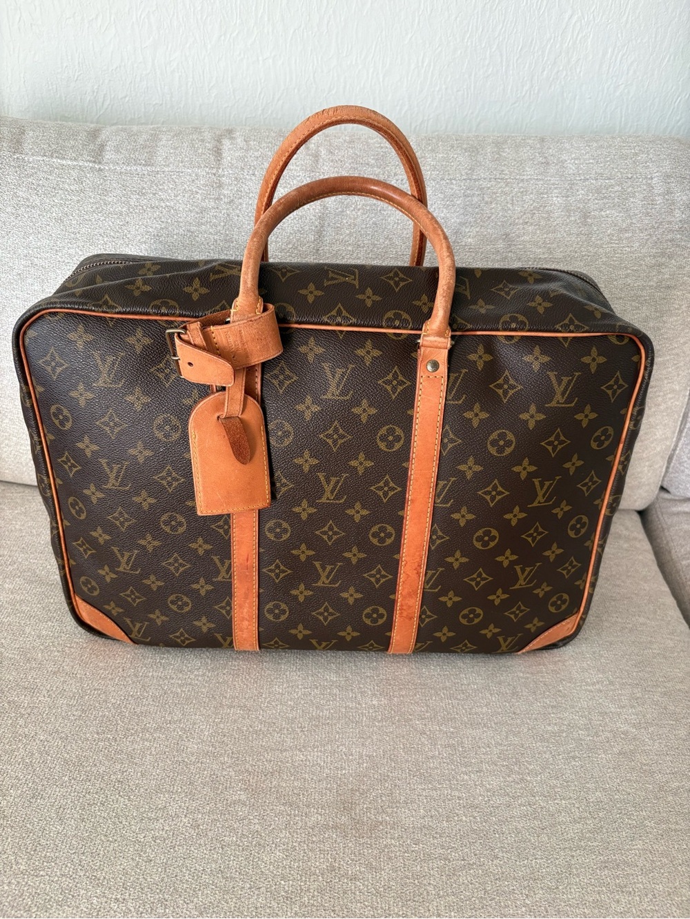 Louis Vuitton Brown Monogram Sirius Trunk 45
